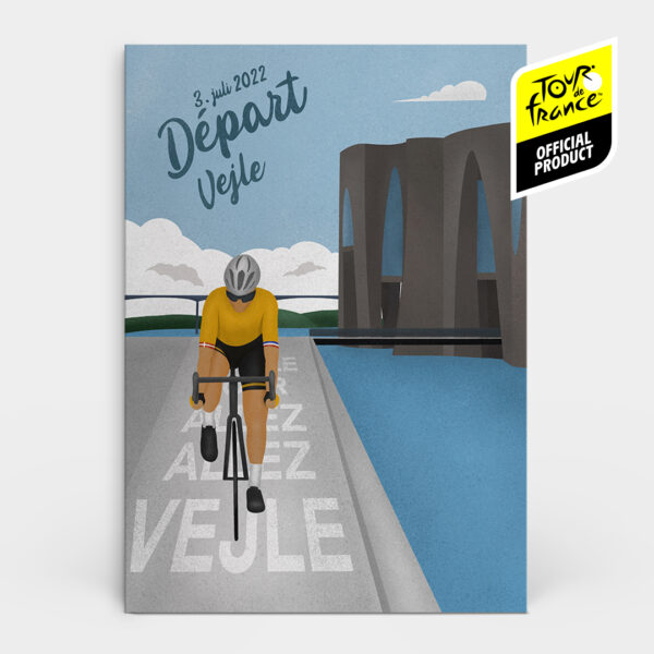Départ Vejle - Tour de France plakat