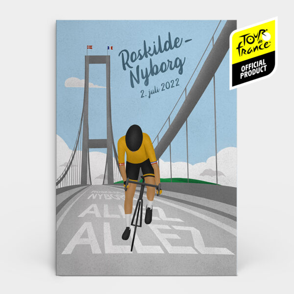 Roskilde - Nyborg - Tour de France plakat